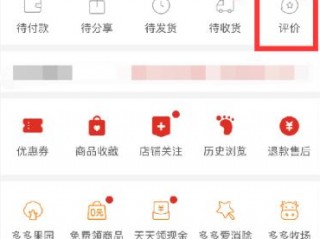 拼多多评价记录怎么查看?拼多多评价记录查看方法